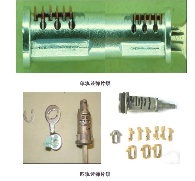 汽车门锁分解图